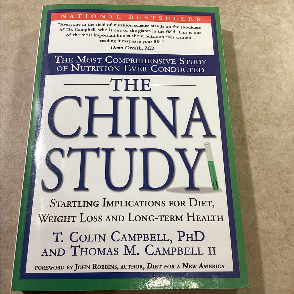The China Study Paperback Book by T Colin Campbell PHD